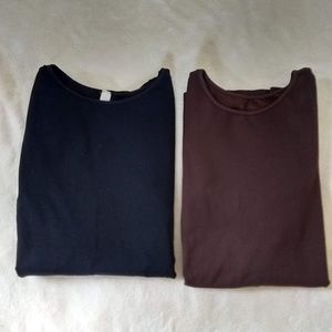 2 Nikibiki Womens Seamless Long Sleeve Crew Neck